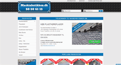 Desktop Screenshot of maskinbutikken.dk